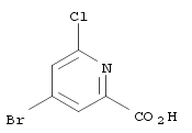 4-Bromo-6-chloro-2-pyridinecarboxylic acid